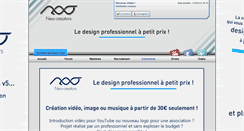 Desktop Screenshot of neo-creators.fr